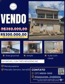 Prédio Residencial com 4 Quartos à venda, 322m² no Planalto Serrano, Serra