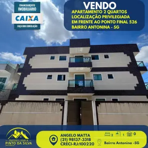 Apartamento com 2 Quartos à venda, 60m² no Antonina, São Gonçalo