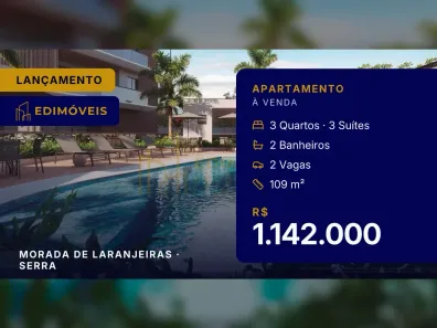 Apartamento com 3 Quartos à venda, 109m² no Morada de Laranjeiras, Serra