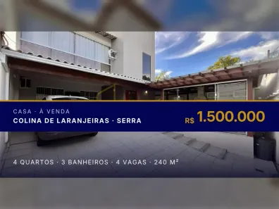 Casa com 4 Quartos à venda, 240m² no Colina de Laranjeiras, Serra