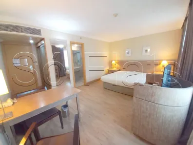 Flat com 1 Quarto à venda, 28m² no Cidade Monções, São Paulo