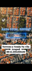 Lote/Terreno à venda, 5009m² no Parque Fongaro, São Paulo