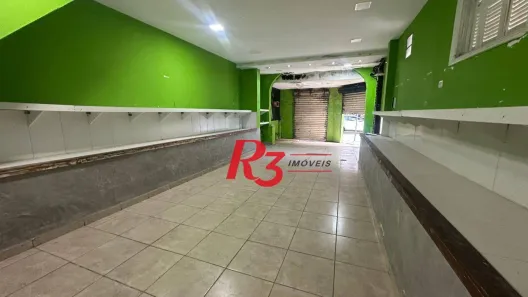 Ponto Comercial para alugar, 200m² no Pompéia, Santos
