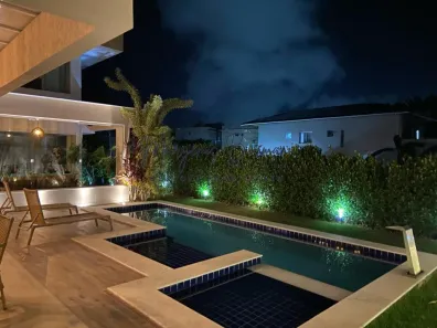 Casa de Condomínio com 5 Quartos à venda, 380m² no Alphaville (Abrantes), Camaçari