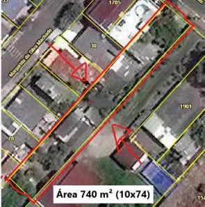 Lote/Terreno à venda, 740m² no Olaria, Canoas