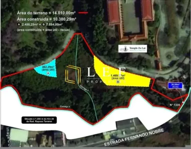 Lote/Terreno à venda, 6758m² no Parque Rincão, Cotia