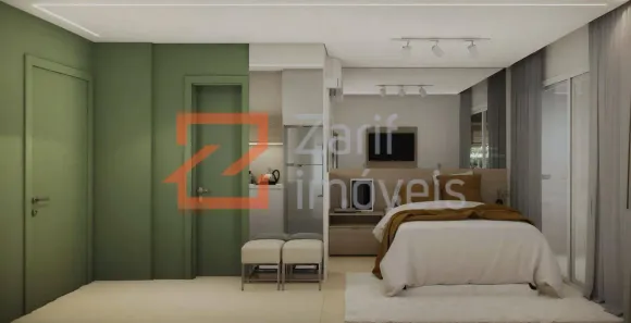 Apartamento com 1 Quarto para alugar, 24m² no Moema, São Paulo