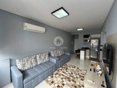 Apartamento com 1 Quarto à venda, 50m² no Gonzaga, Santos