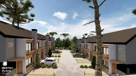 Casa de Condomínio com 2 Quartos à venda, 72m² no Carazal, Gramado