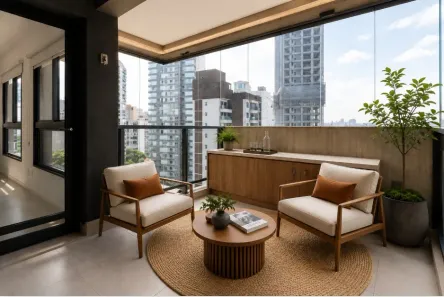 Apartamento com 1 Quarto à venda, 44m² no Cerqueira César, São Paulo