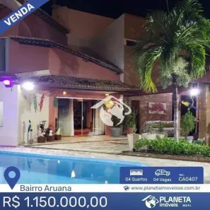 Casa com 4 Quartos à venda, 450m² no Aruana, Aracaju