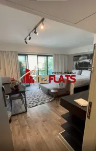 Flat com 1 Quarto para alugar, 31m² no Indianópolis, São Paulo