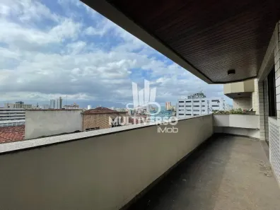 Apartamento com 3 Quartos para alugar, 163m² no Boqueirão, Santos