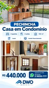 Casa com 4 Quartos à venda, 150m² no Pechincha, Rio de Janeiro