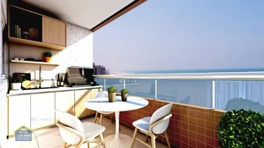 Apartamento com 2 Quartos à venda, 70m² no Jardim Imperador, Praia Grande