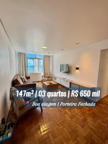 Apartamento com 4 Quartos à venda, 147m² no Boa Viagem, Recife