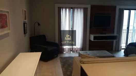 Flat com 1 Quarto para alugar, 42m² no Itaim Bibi, São Paulo