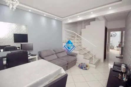 Sobrado com 3 Quartos à venda, 100m² no Campestre, Santo André