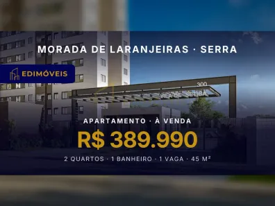 Apartamento com 2 Quartos à venda, 45m² no Morada de Laranjeiras, Serra
