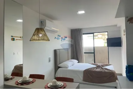 Apartamento com 1 Quarto à venda, 26m² no Lot Praia do Cupe II, Ipojuca