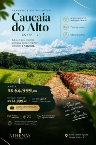 Lote/Terreno à venda, 500m² no Centro (Caucaia do Alto), Cotia