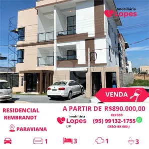 Apartamento com 1 Quarto à venda, 121m² no Paraviana, Boa Vista