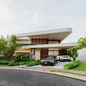 Casa de Condomínio com 3 Quartos à venda, 226m² no Condomínio Florais Cuiabá Residencial, Cuiabá