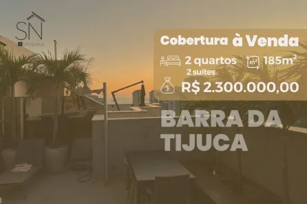 Cobertura com 2 Quartos à venda, 185m² no Barra da Tijuca, Rio de Janeiro