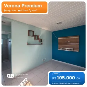 Apartamento com 2 Quartos à venda, 40m² no Lago Azul, Manaus