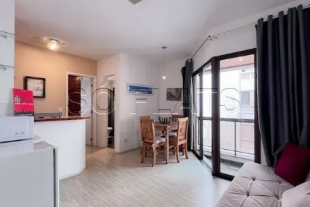 Flat com 1 Quarto à venda, 39m² no Indianópolis, São Paulo
