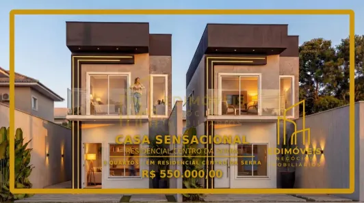 Casa com 3 Quartos à venda, 110m² no Residencial Centro da Serra, Serra