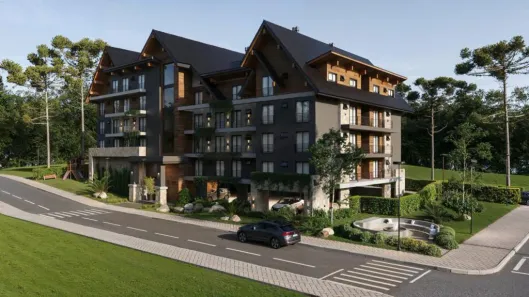 Apartamento com 1 Quarto à venda, 42m² no Várzea Grande, Gramado