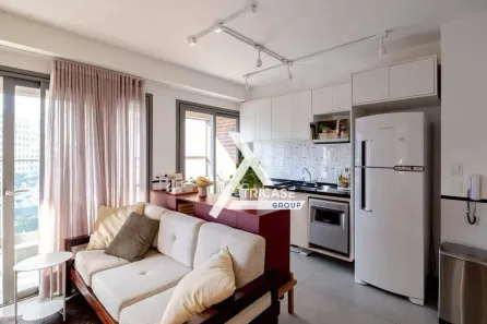 Apartamento com 1 Quarto para alugar, 45m² no Jardim Paulista, São Paulo