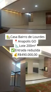 Casa com 3 Quartos à venda, 140m² no De Lourdes, Anápolis
