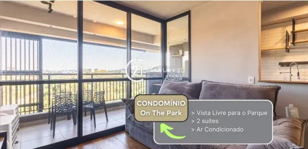 Apartamento com 2 Quartos para alugar, 78m² no Alphaville Empresarial, Barueri