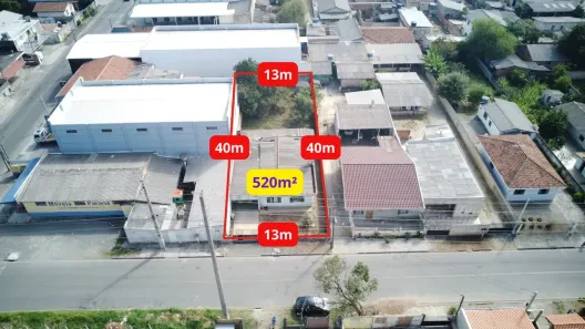 Lote/Terreno à venda, 520m² no Guaraituba, Colombo