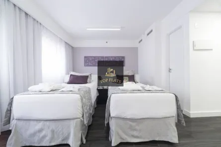 Flat com 1 Quarto para alugar, 30m² no Moema, São Paulo