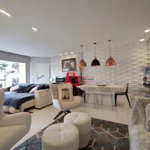 Apartamento com 3 Quartos à venda, 170m² no Gonzaga, Santos
