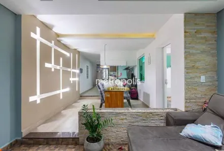 Sobrado com 3 Quartos à venda, 137m² no Vila Linda, Santo André
