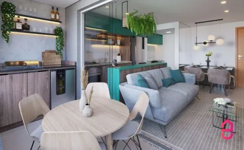 Apartamento com 2 Quartos à venda, 66m² no Setor Bueno, Goiânia