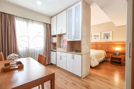 Flat com 1 Quarto para alugar, 26m² no Indianópolis, São Paulo