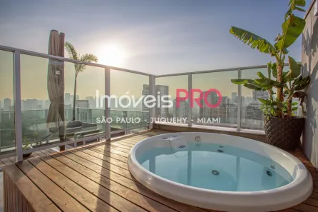 Cobertura com 1 Quarto para alugar, 93m² no Cidade Monções, São Paulo