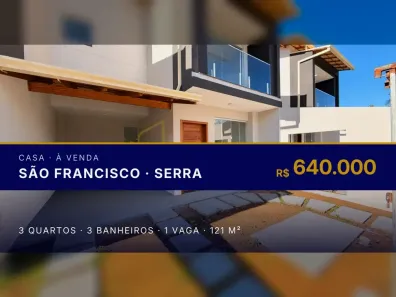 Casa com 3 Quartos à venda, 121m² no São Francisco, Serra