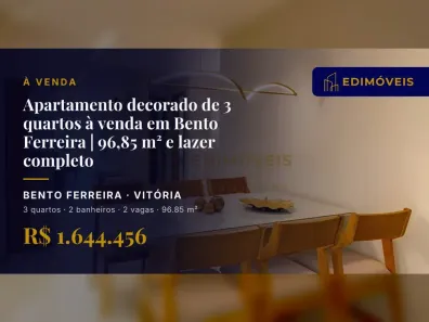Apartamento com 3 Quartos à venda, 96m² no Bento Ferreira, Vitória