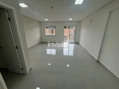 Sala Comercial para alugar, 41m² no Vila Mathias, Santos