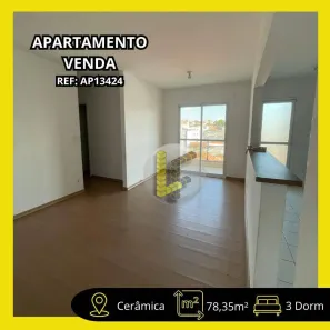 Apartamento com 3 Quartos à venda, 78m² no Cerâmica, São Caetano do Sul