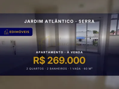 Apartamento com 2 Quartos à venda, 60m² no Jardim Atlântico, Serra