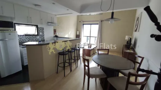 Flat com 1 Quarto para alugar, 52m² no Moema, São Paulo