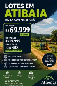Lote/Terreno à venda, 600m² no São Vicente, Mairiporã