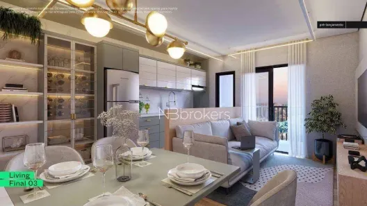 Apartamento com 2 Quartos à venda, 57m² no Novo Mundo, Curitiba